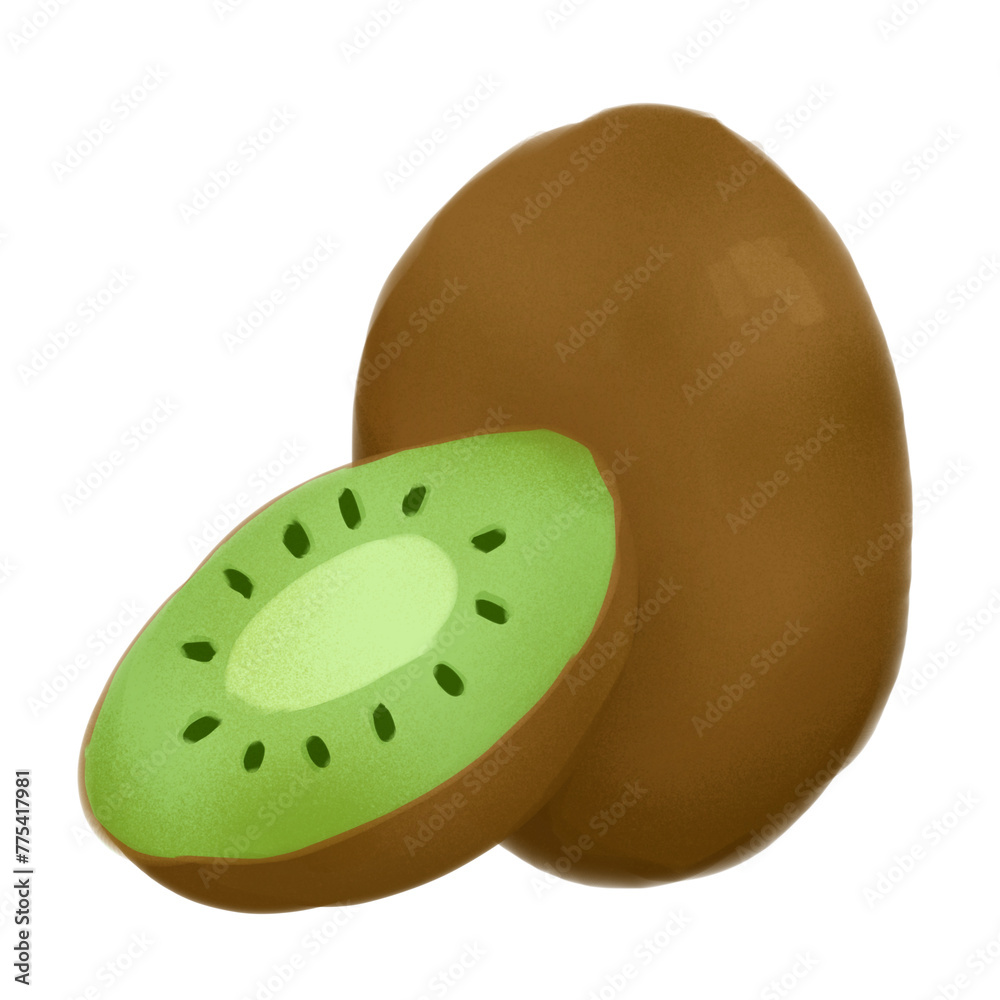 kiwi hand drawn illustration kiwi hand drawn illustration