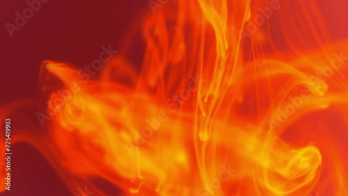 Dance fire in water
