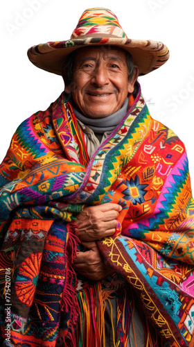 Jubilant Quechua Craftsman