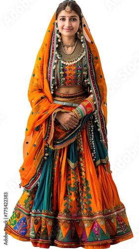 Cheerful Rajasthani Woman