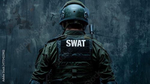 Special police force SWAT tactical team