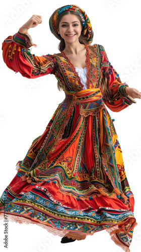 Smiling Georgian Dancer