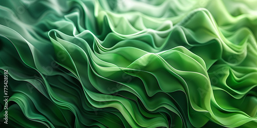 Abstract background, green wallpaper, green background, green wavy wallpaper, website banner, web banner illustration 