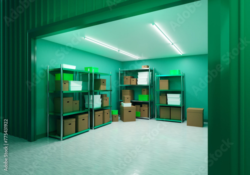 Rental storage unit. Small ...