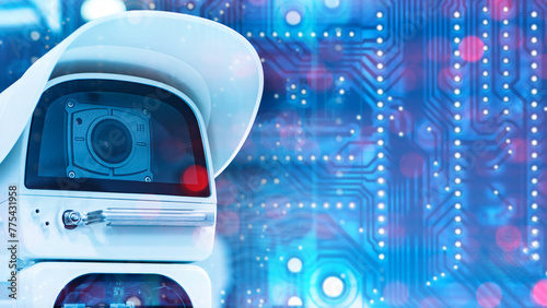 CCTV camera. Video surveill...