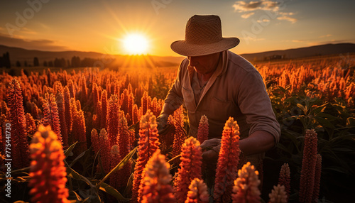 Quinoa harvest in the fields © IMRON HAMSYAH