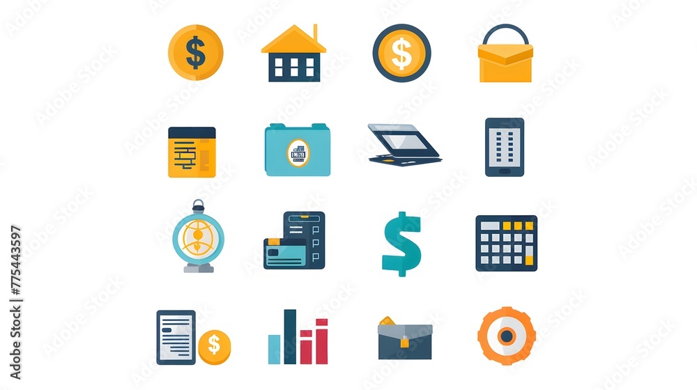Flat Design Finance And Banking icons
Flat Design Finance And Banking icons
