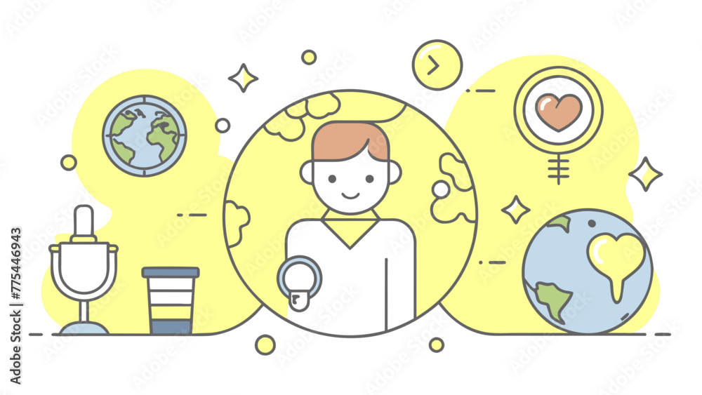 Global Healthcare: A Vector Illustration of a Doctor Conducting a Checkup on Earth
Global Healthcare: A Vector Illustration of a Doctor Conducting a Checkup on Earth