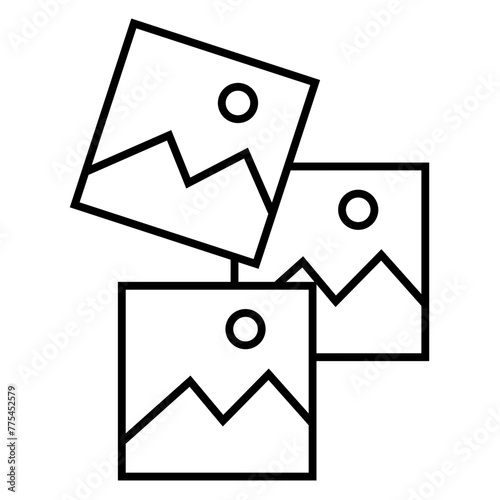 gallery icon icon, image icon, picture symbol. photo sign. vector illustration