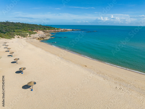 Summer sunny beach at Qiziwan, Changjiang, Hainan, China