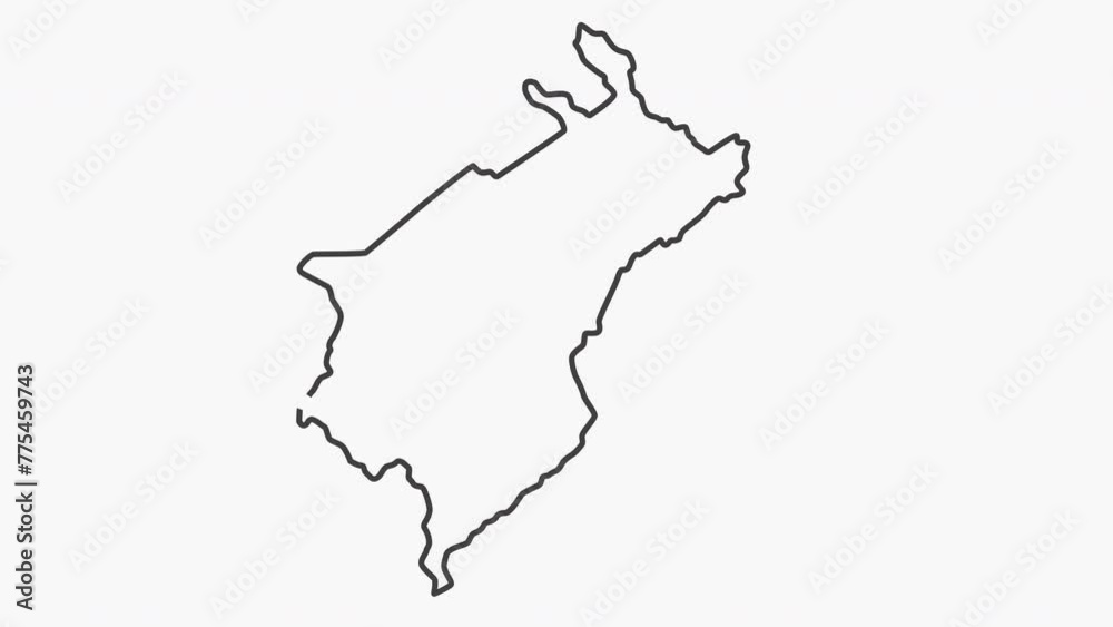 sketch map of merida in venezuela sketch map of merida in venezuela