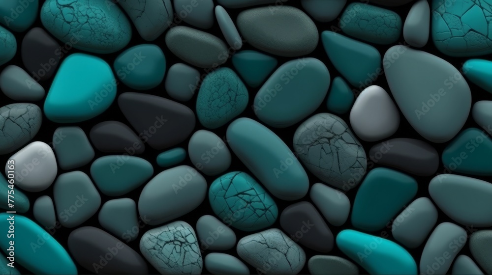 Beach pebbles. Blue, green and turquoise toned stones. Beautiful nature background image on black. Layer of pretty aesthetic rocks. Creativity with natural objects. Creative art design project idea Beach pebbles. Blue, green and turquoise toned stones. Beautiful nature background image on black. Layer of pretty aesthetic rocks. Creativity with natural objects. Creative art design project idea