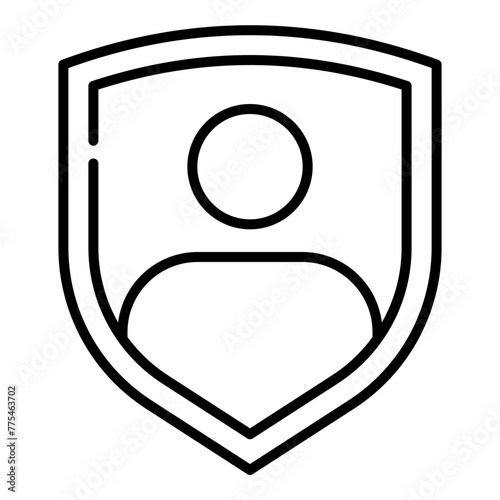 profil and shield
