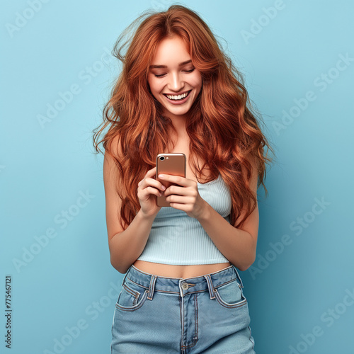 Woman with phone