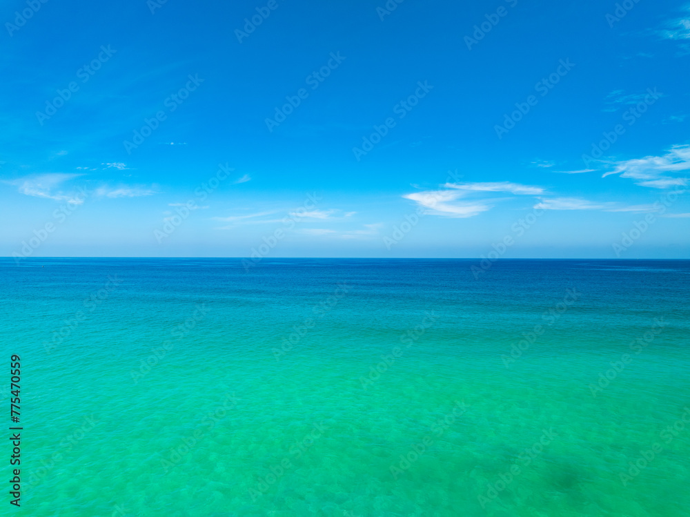 Amazing Top view sea surface waves landscape background