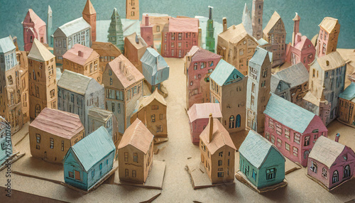 ciudadescarton fantasia futurista