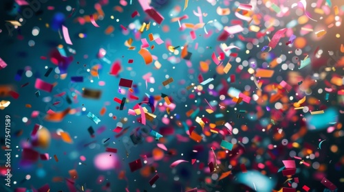 Dynamic and playful colorful explosions from confetti cannons make for the perfect party accessory