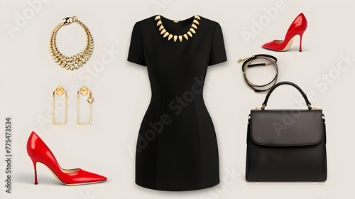 Elegant and Versatility of Classic Little Black Dress With Pops of Glamour