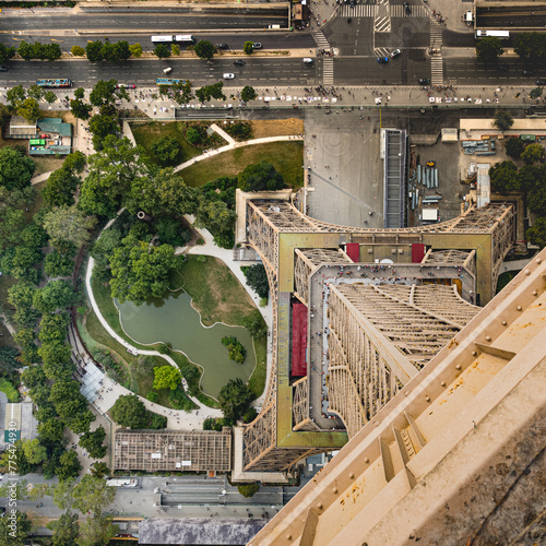 Eiffel Tower from above