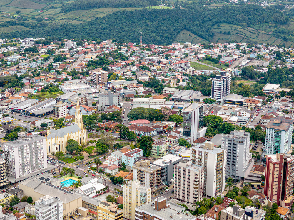 Prédios da área central de Bento Gonçalves, Rio Grande do Sul. Brasil. Prédios da área central de Bento Gonçalves, Rio Grande do Sul. Brasil.