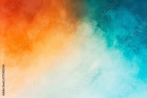 Vibrant grainy gradient background orange white blue teal blurred noise texture header poster banner landing page backdrop design