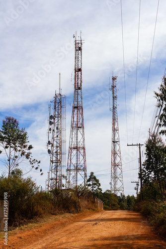 Torres no alto da Serra de São Domingos photo
