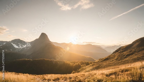 breathtaking panorama nature mountain landscape wallpaper ai generated image