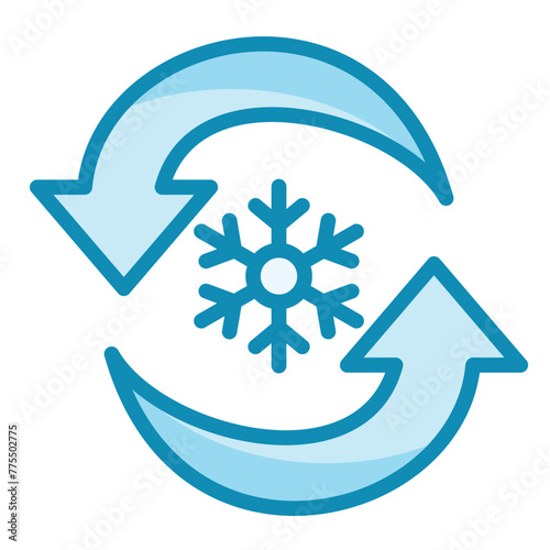 Refrigeration Cycle Icon