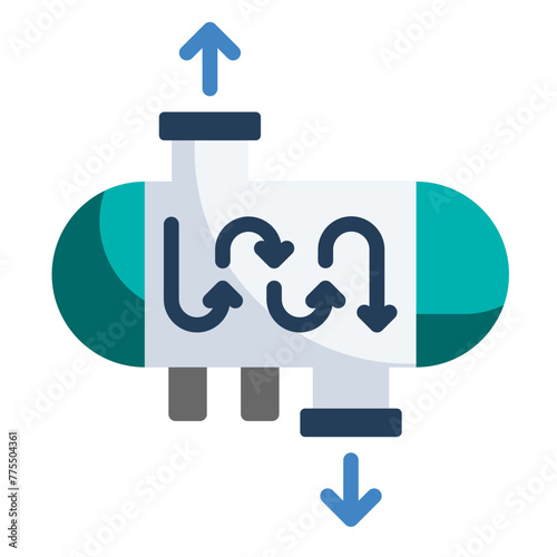 Heat Exchanger Icon