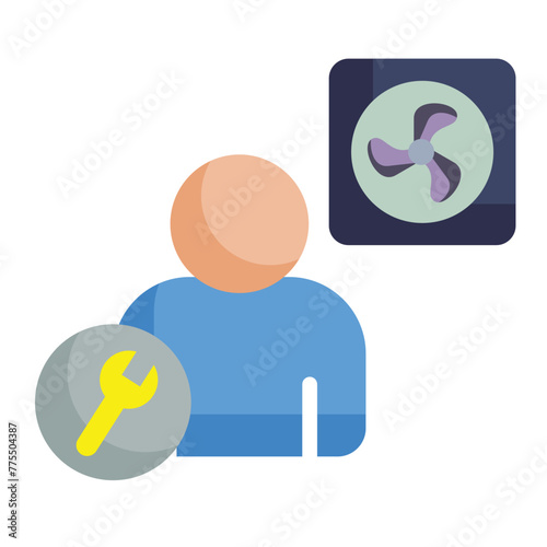 Hvac Technician Icon