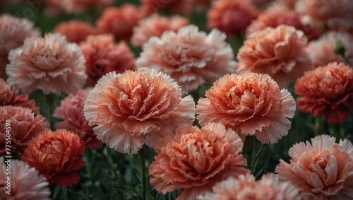 Carnation flowers in the field © Roselita