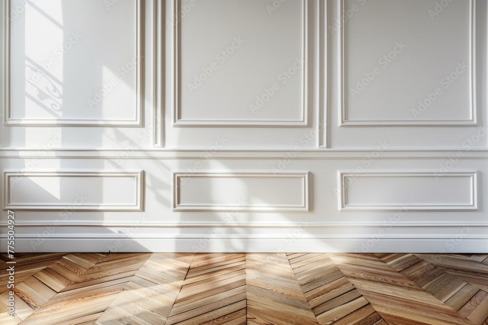 Empty modern wall room interior design. Empty modern wall room interior design.
