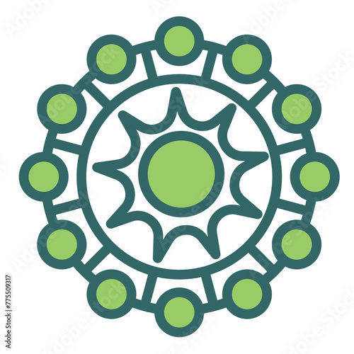 Zodiac Wheel Icon