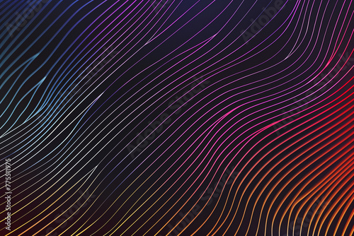 Thin, wavy lines, abstract , background