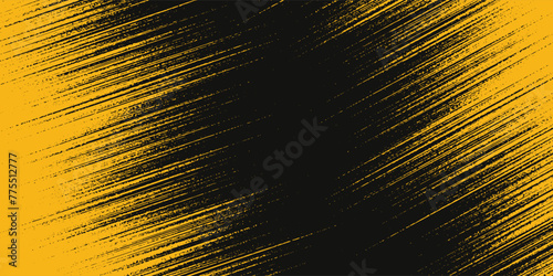 black and yellow abstract dirty grunge background. vector ilustrator