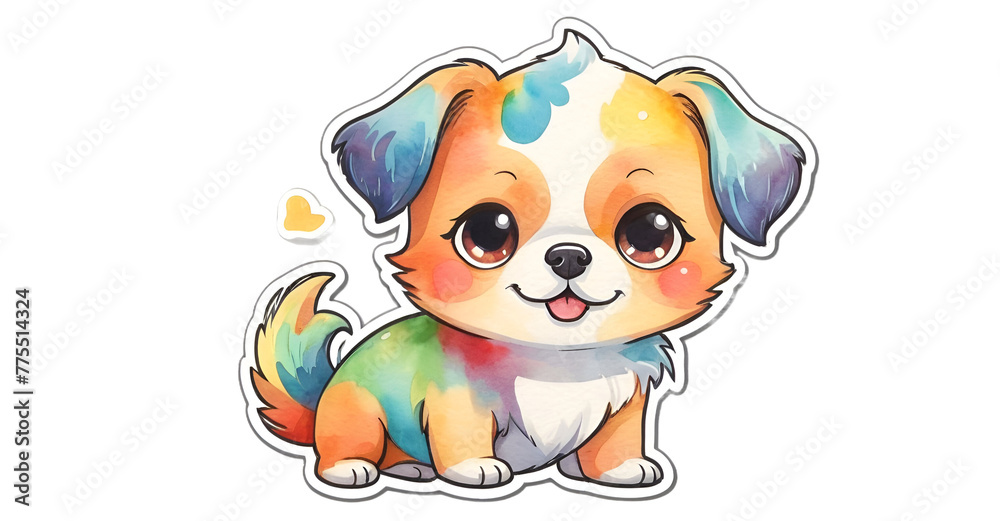 cute dog vector isolated. cute dog vector isolated.