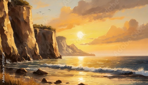 comics drawing painting sketcha art cliff nautical marine sea ocean water nature outdoor landscape photo