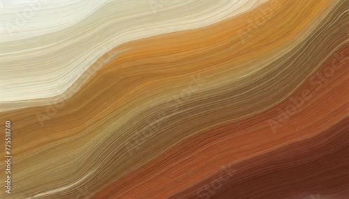 orange wave lines from top left to bottom right background illustration with bronze saddle brown and dark red colors