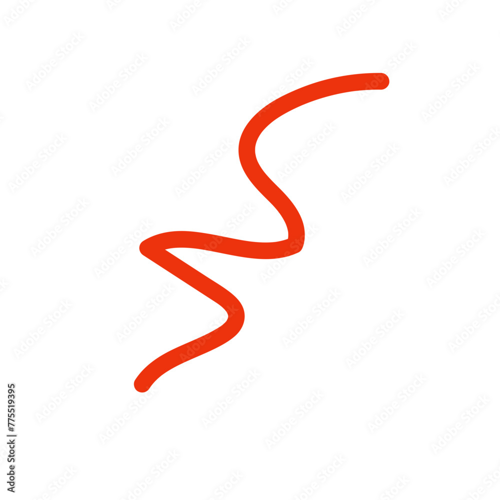 Orange abstract wavy lines vector Orange abstract wavy lines vector