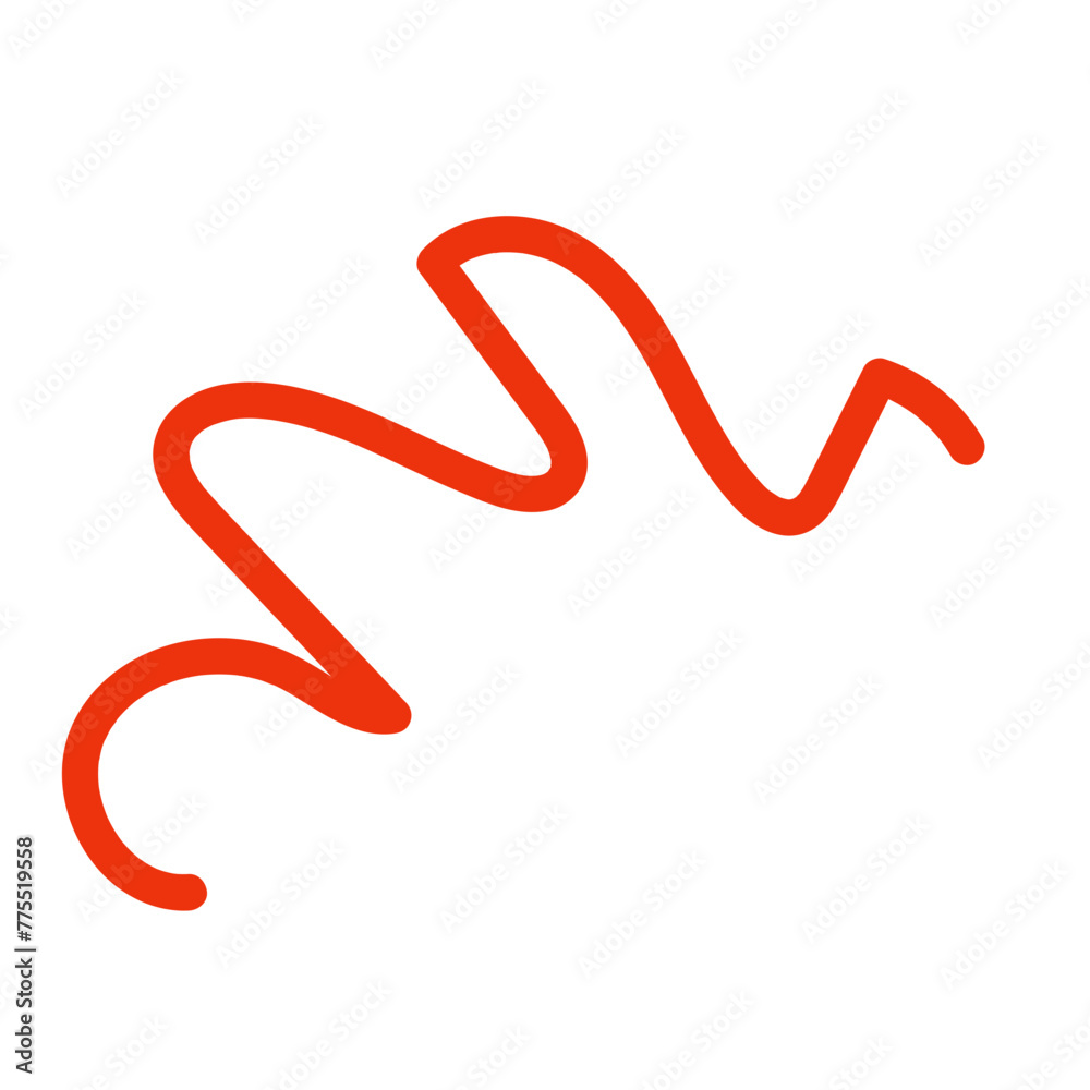 Orange abstract wavy lines vector Orange abstract wavy lines vector