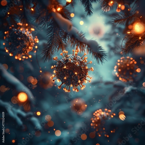 Infectious diseases Sustainable Tech  Photomontage Cozy Holiday and Seasonal Themes  