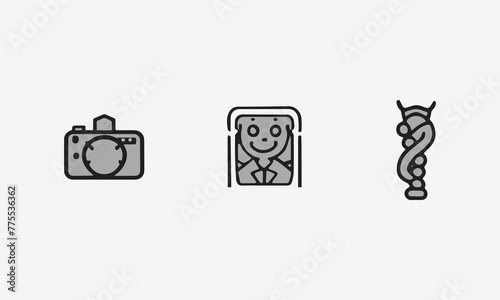 illustration Camera icon Design EPS 10 And JPG