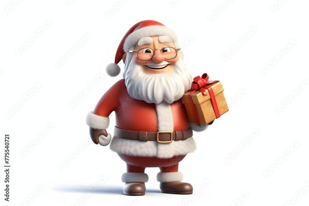 3D rendering of santa claus 3D rendering of santa claus