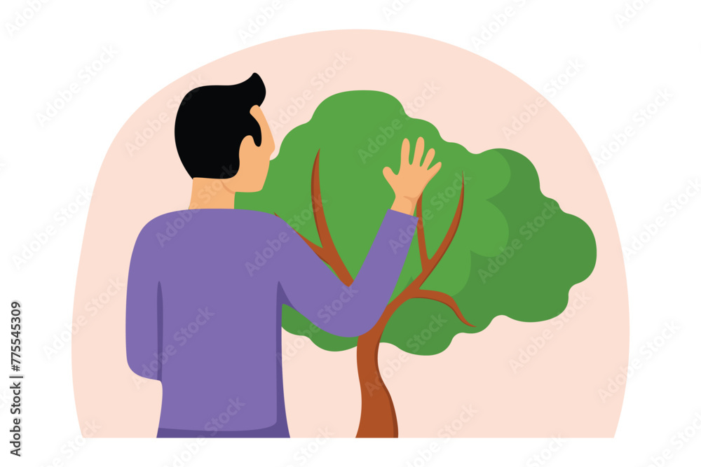 Happy Earth Day Flat Illustration Happy Earth Day Flat Illustration