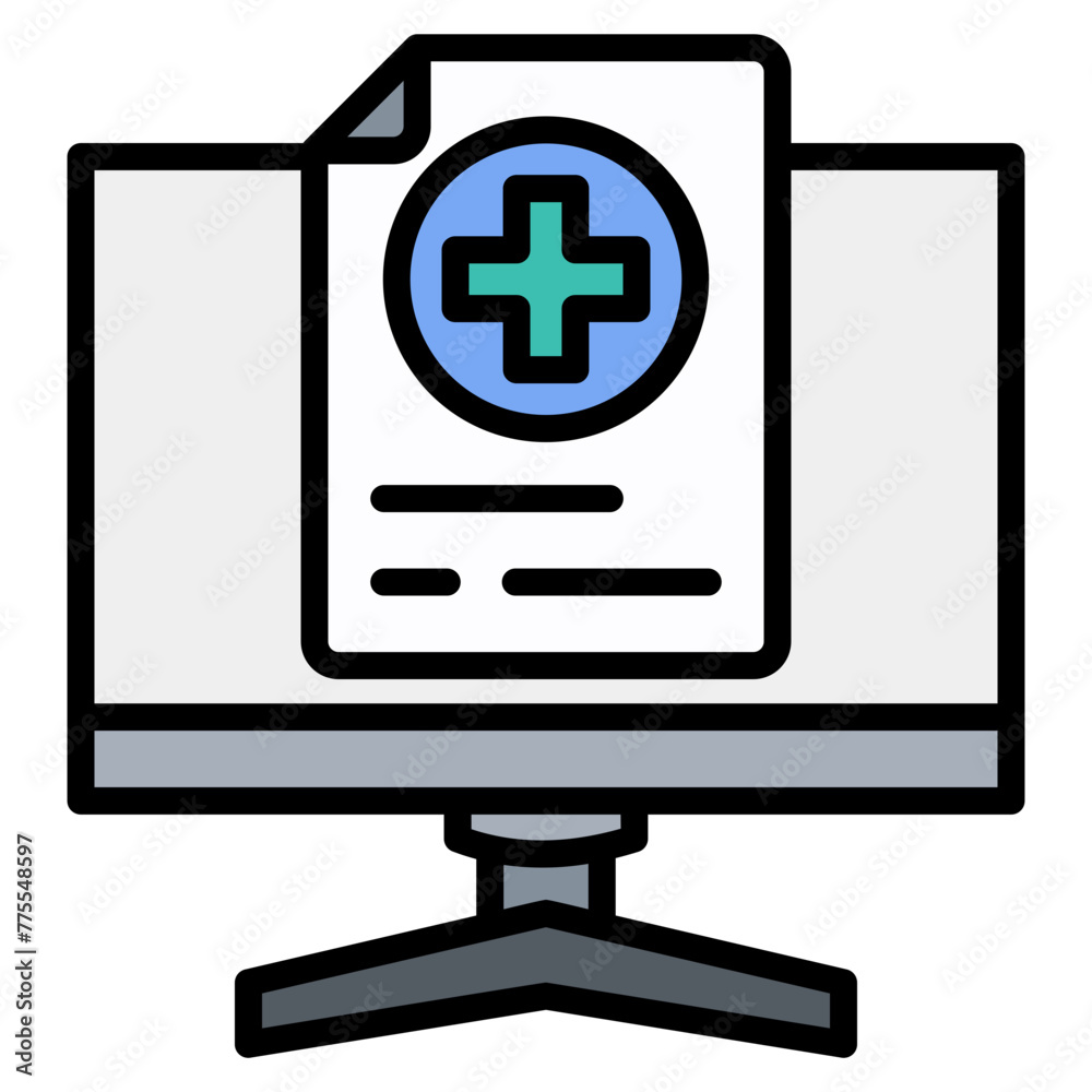 Medical Records Icon Element For Design Medical Records Icon Element For Design