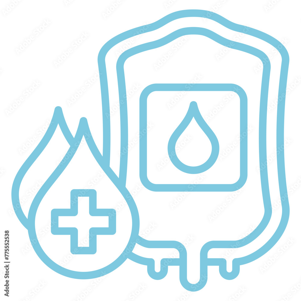 Blood Bag Icon Element For Design Blood Bag Icon Element For Design