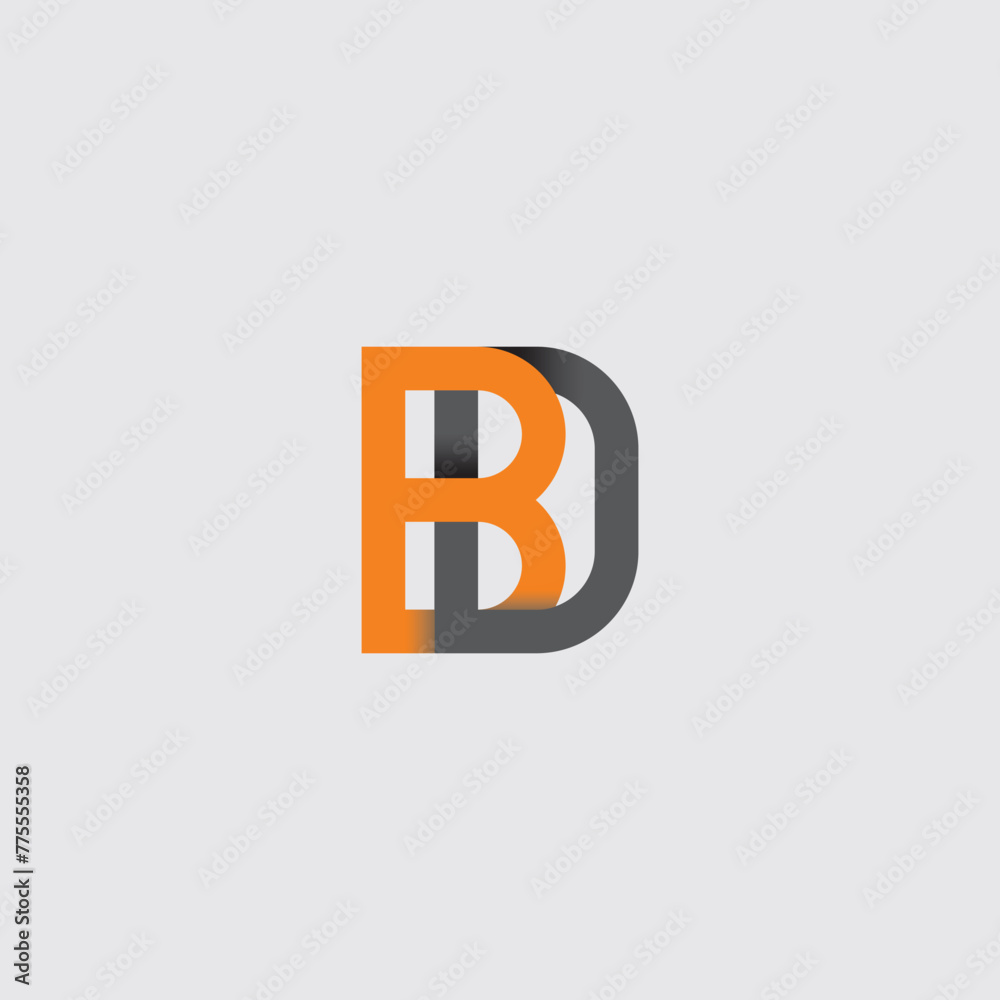 Initial BD Logo design vector. Illustration of BD Letter logotype element Initial BD Logo design vector. Illustration of BD Letter logotype element