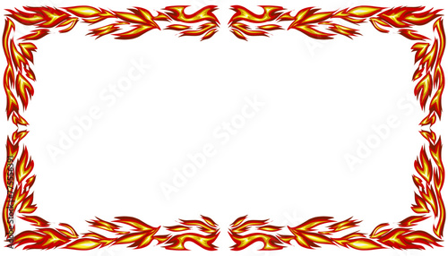 Fire frame design. Perfect for book cover cards, backgrounds, wallpapers, banners, posters