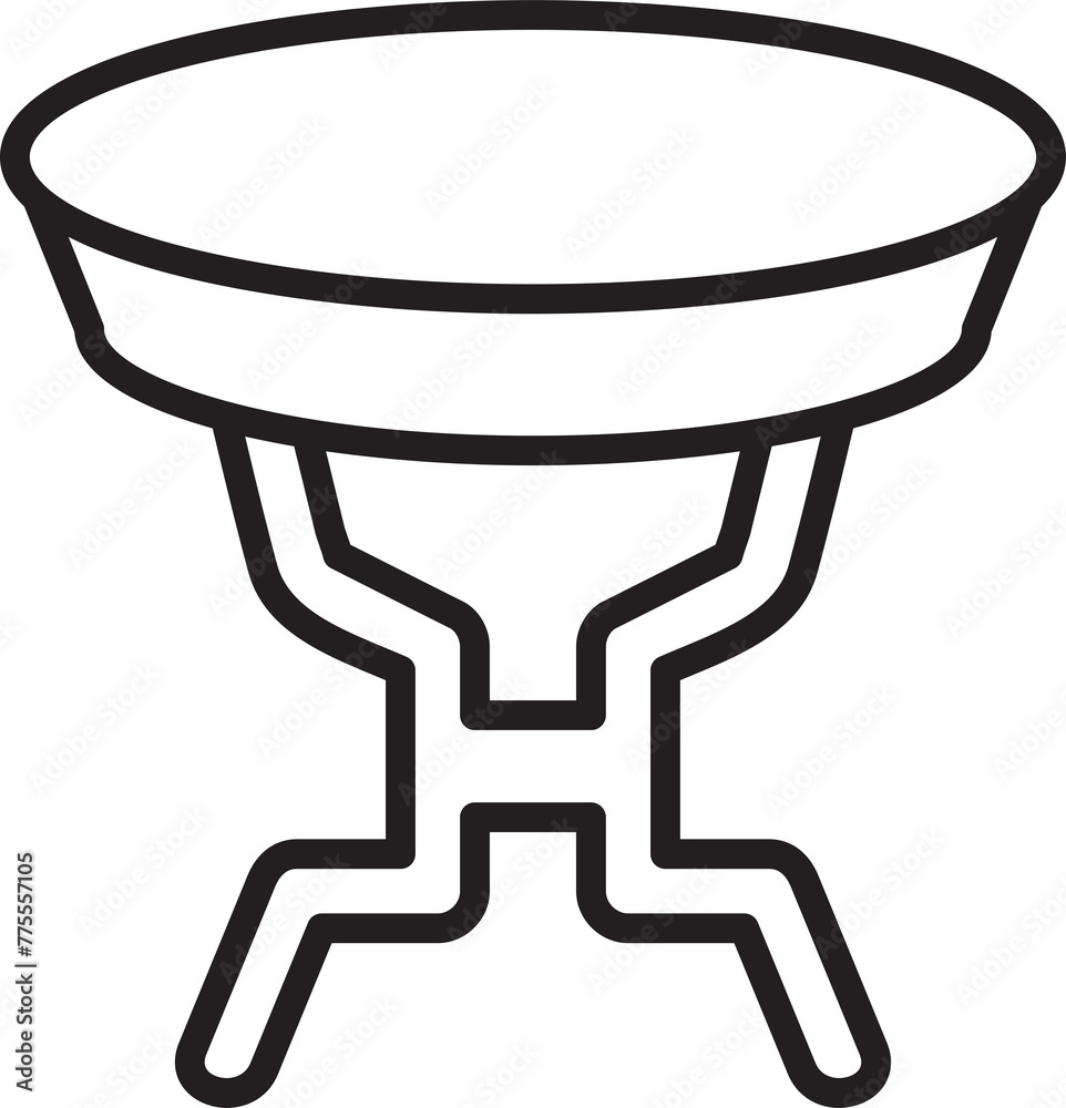 Stool Line Icon Stool Line Icon