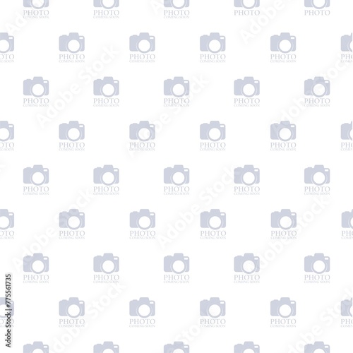 No photo available or missing image seamless pattern isolated on white background